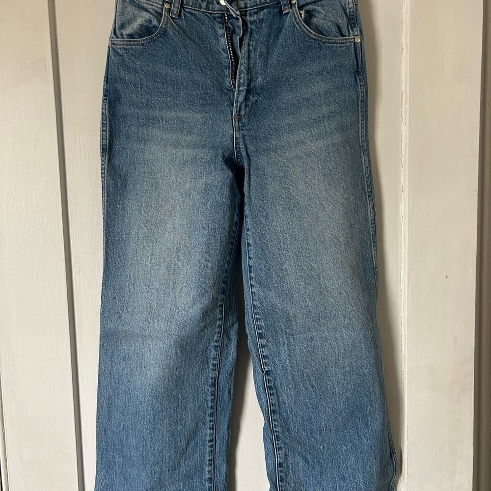 Wrangler for Urban Outfitters “Hi Bells” Classic Blue Denim Jeans